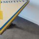 Vintage enameled table, Courchevel ski resort