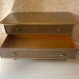 Commode en rotin