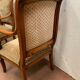 Paire de fauteuils de style Empire en hetre teinté xx siècle