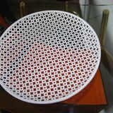 Vintage perforated metal tray by mathieu mategot for artimeta 1960