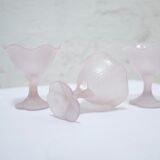 Series of 4 vintage ice cups