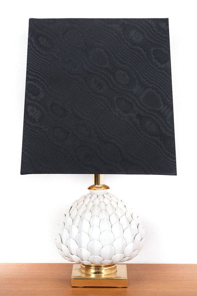 Table Light in Brass and Porcelain