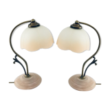 Art deco bedside lamps