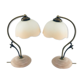 Art deco bedside lamps
