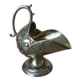 Sucrier Alliage zinc plaqué argent, pot à sucre décoration table