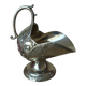 Sugar bowl Zinc alloy silver plated, sugar pot table decoration