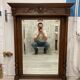 Mirror Louis XVI style 120x95cm