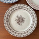 Lot of 3 dessert plates Lunéville English Style – Old roses bl