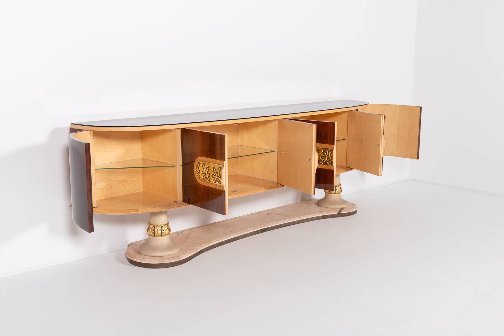 Italian Mid-Century Modern Sideboard-Buffet by Osvaldo Borsani