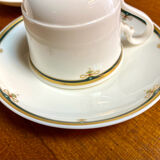 Villeroy & Boch 1960 porcelain coffee set of 6 cups and saucers