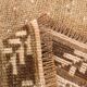 Brown & beige classic vintage rug