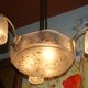 Art Deco frosted glass chandelier by the Muller brothers