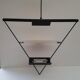 Chandelier design halogen metal Lucien Gau