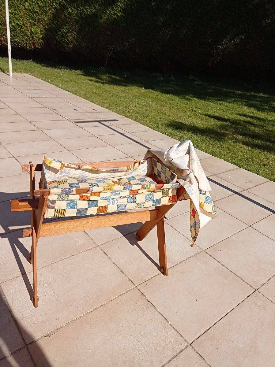 Wooden cradle for dolls/infants