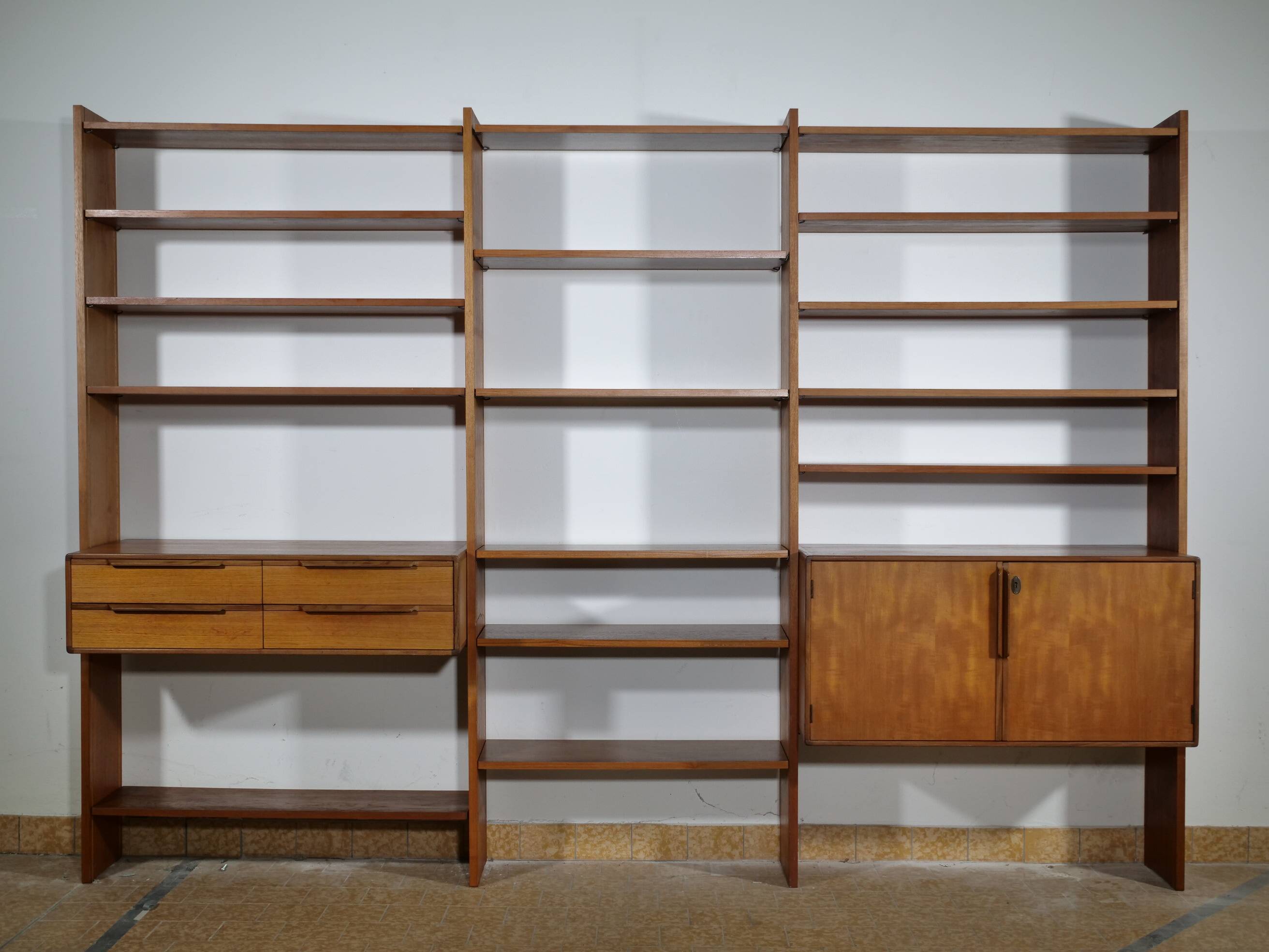 Tectonia wall unit by jussi peippo for asko, 1960s