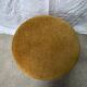 Ochre velvet pouf