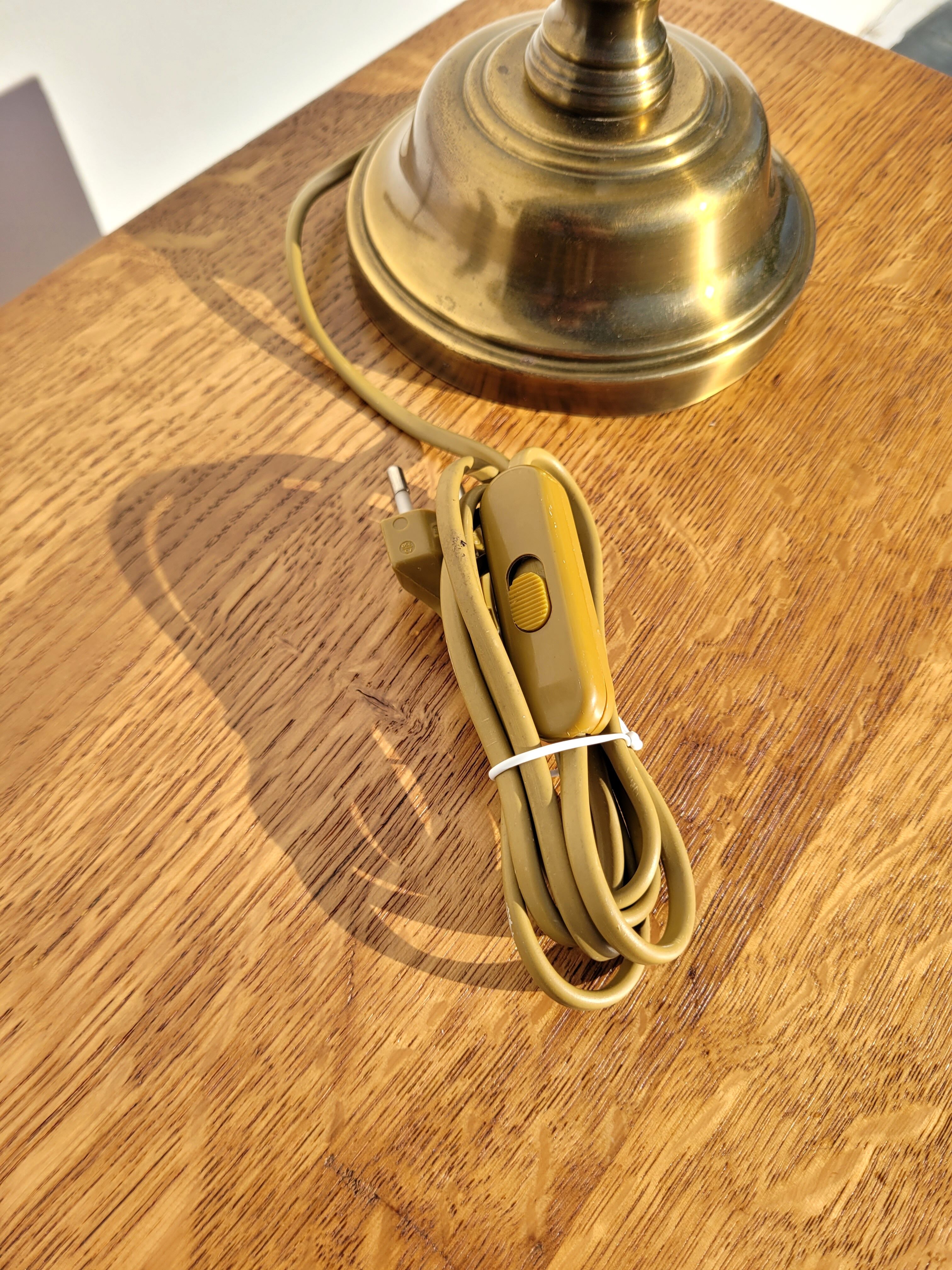 Banker desk lamp brass piano