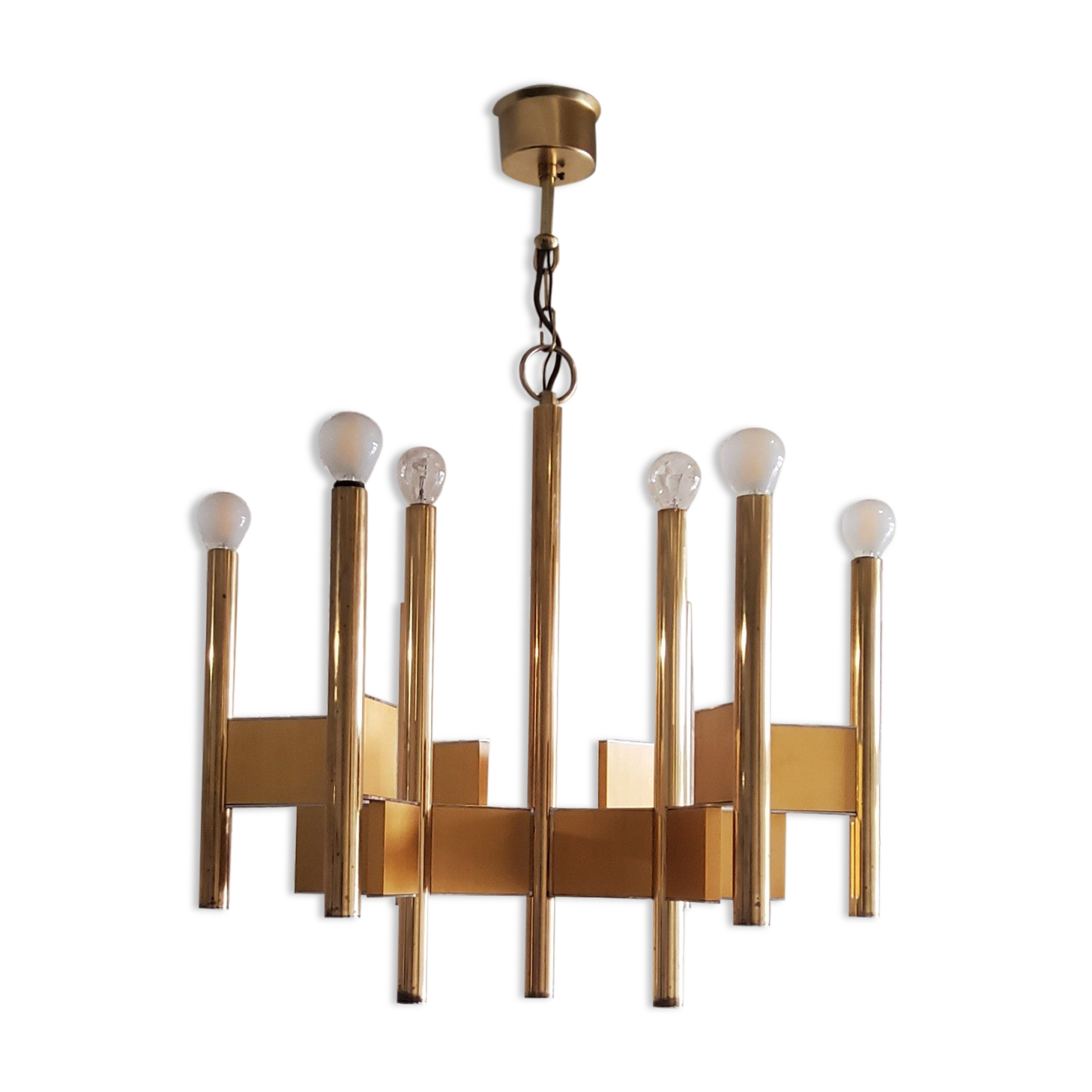 Vintage lustre doré années 70