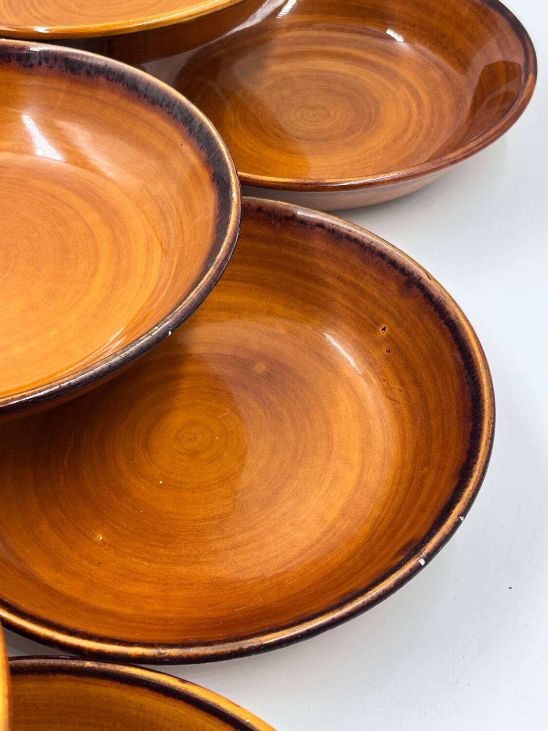 Set of 9 St Clément soup plates