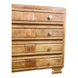 Oak chest of drawers