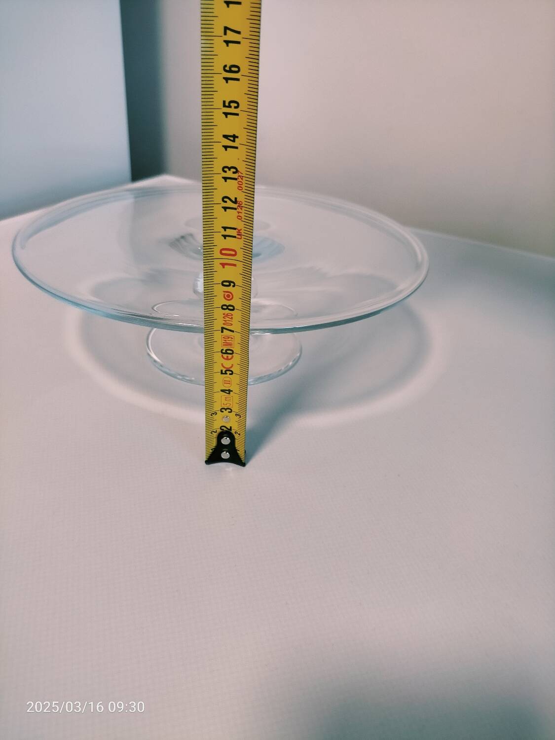 Glass footed dish