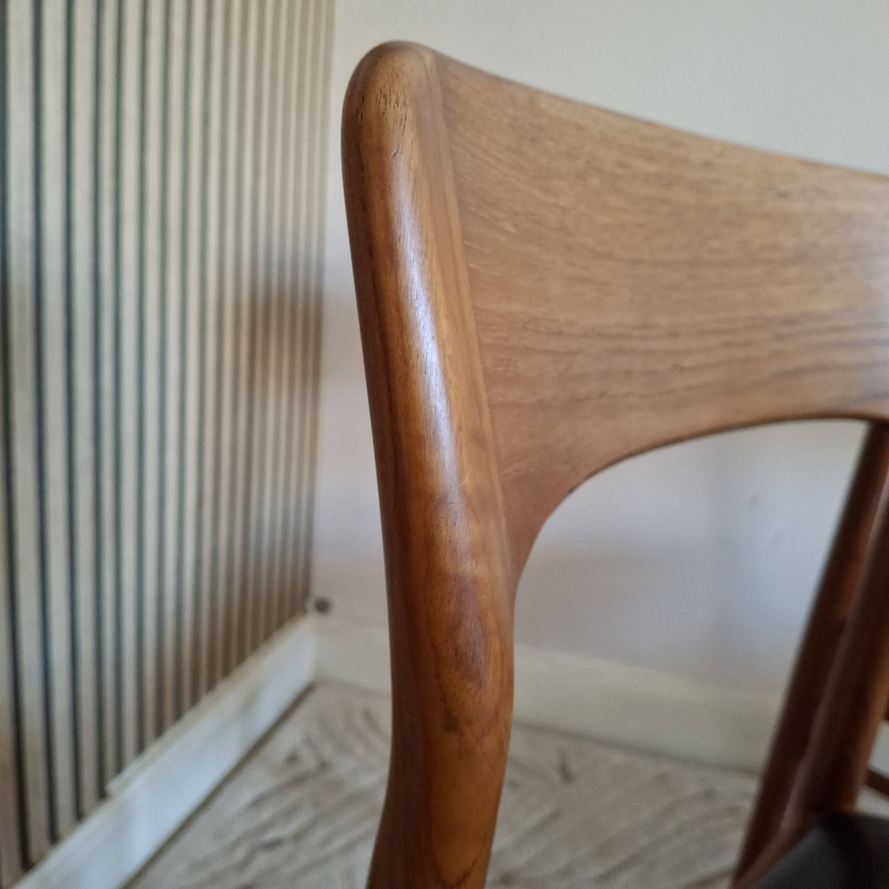 Danish dining chairs by Kai Kristiansen K.S.