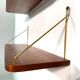 Set of two floating shelves, Danmark, 1960s