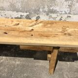 Antique kitchen workbench, vintage kitchen log