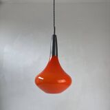 VINTAGE ORANGE DROP LIGHTING SUSPENSION 1970