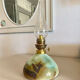 Glazed stoneware oil lamp from the 1960s.