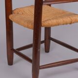 Children's straw armchair