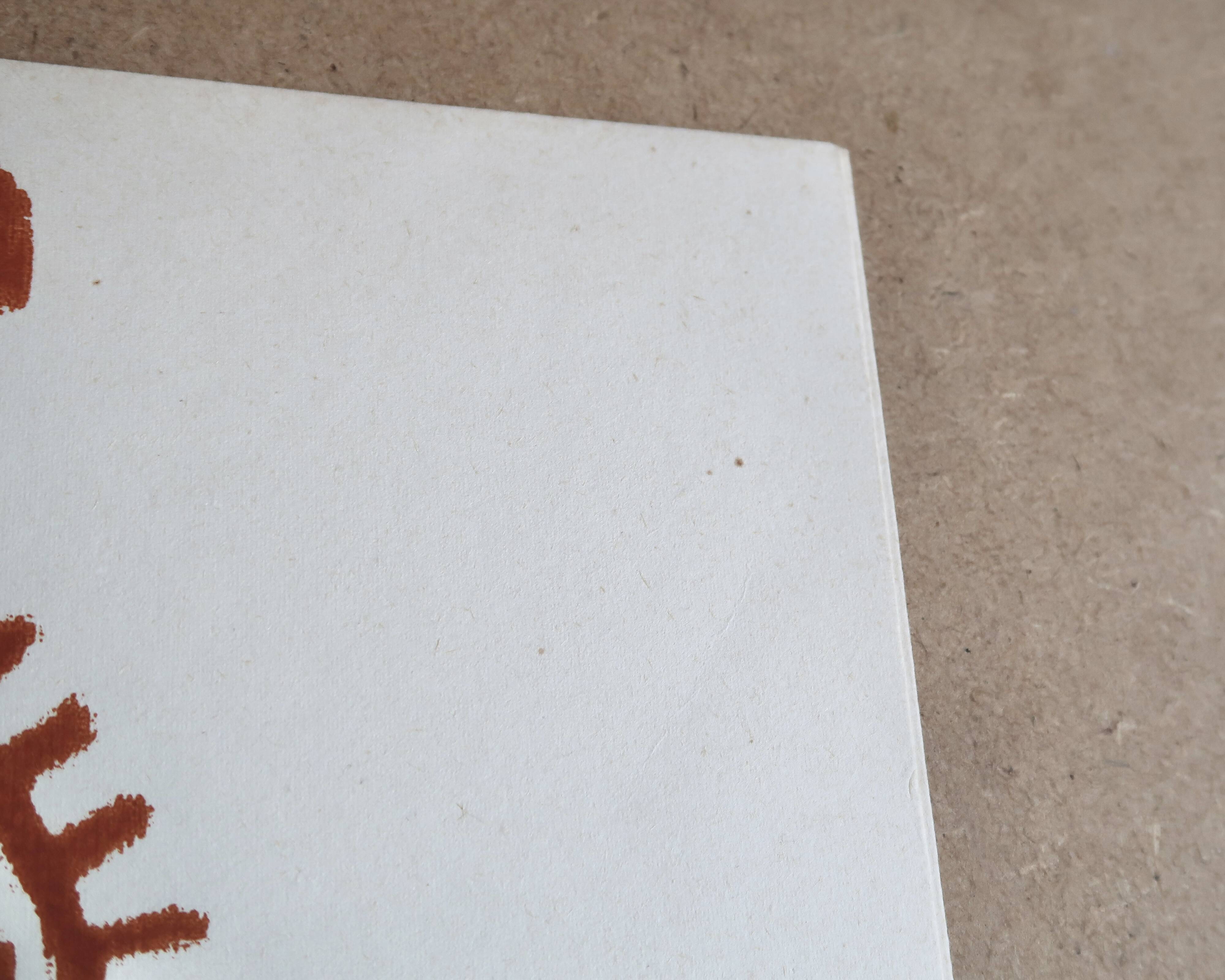 Original Pre-Columbian print, Aztecs Colombia folk 60s