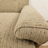 70s modular sofa with three seats in fabric