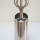 Stainless steel office set by Lerche Germany design 70s