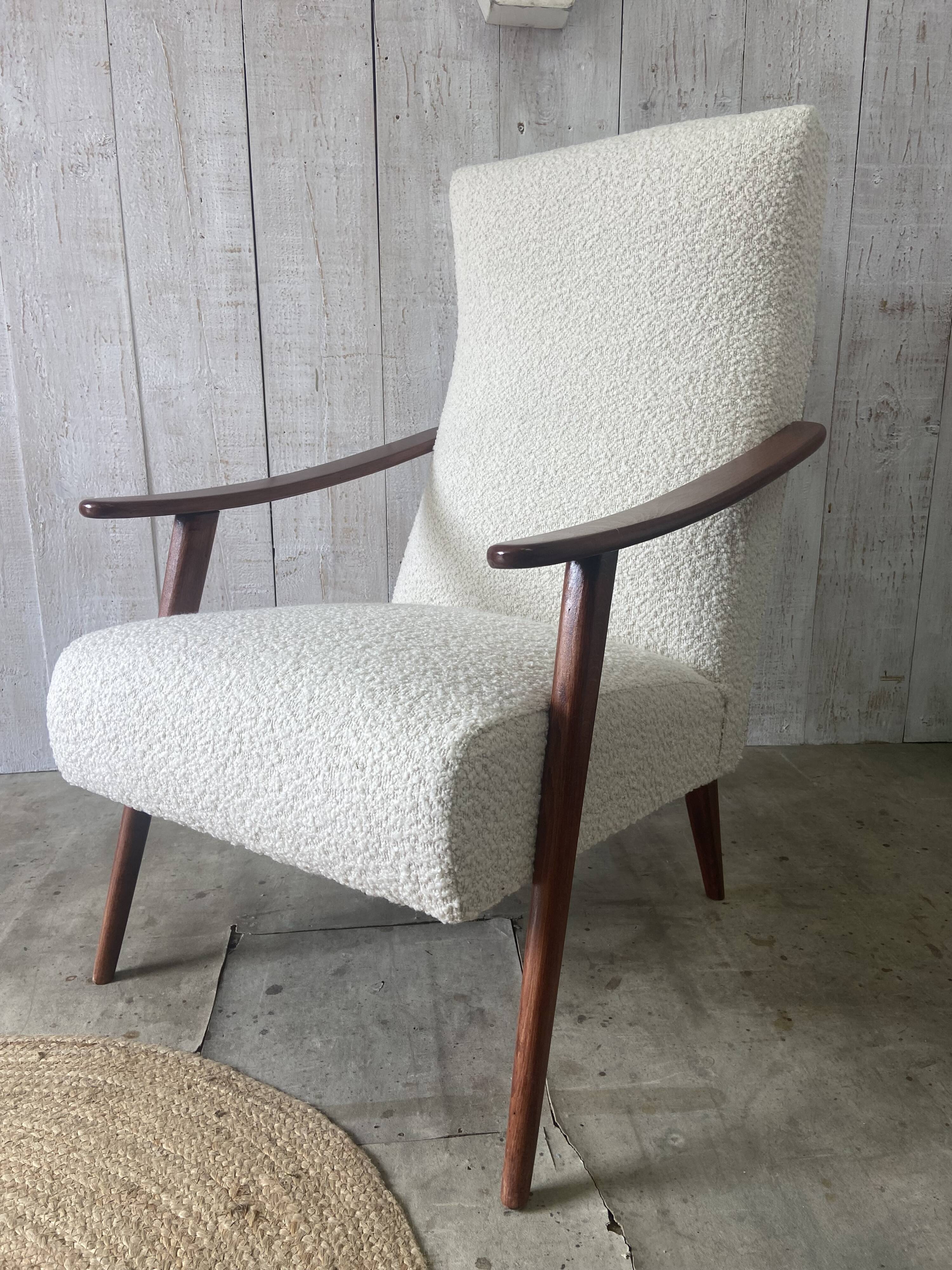 Restored vintage armchair