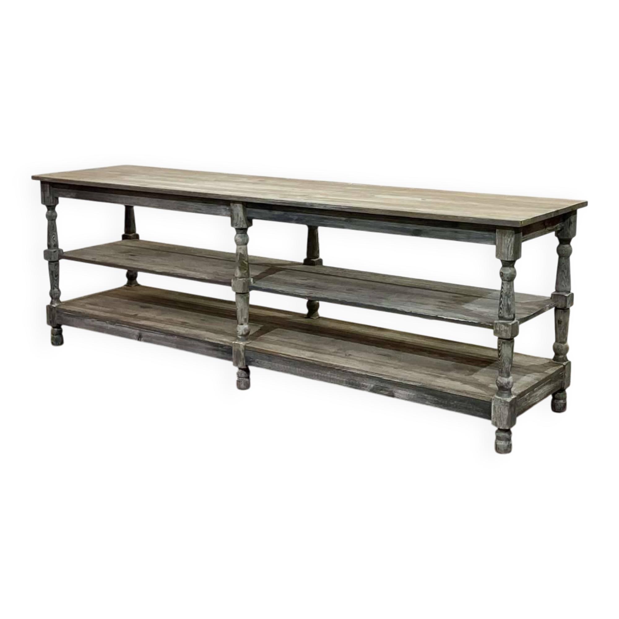 20th century draper's table in fir