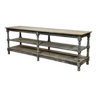 20th century draper's table in fir
