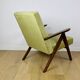B-310 VAR armchair green olive velvet - light