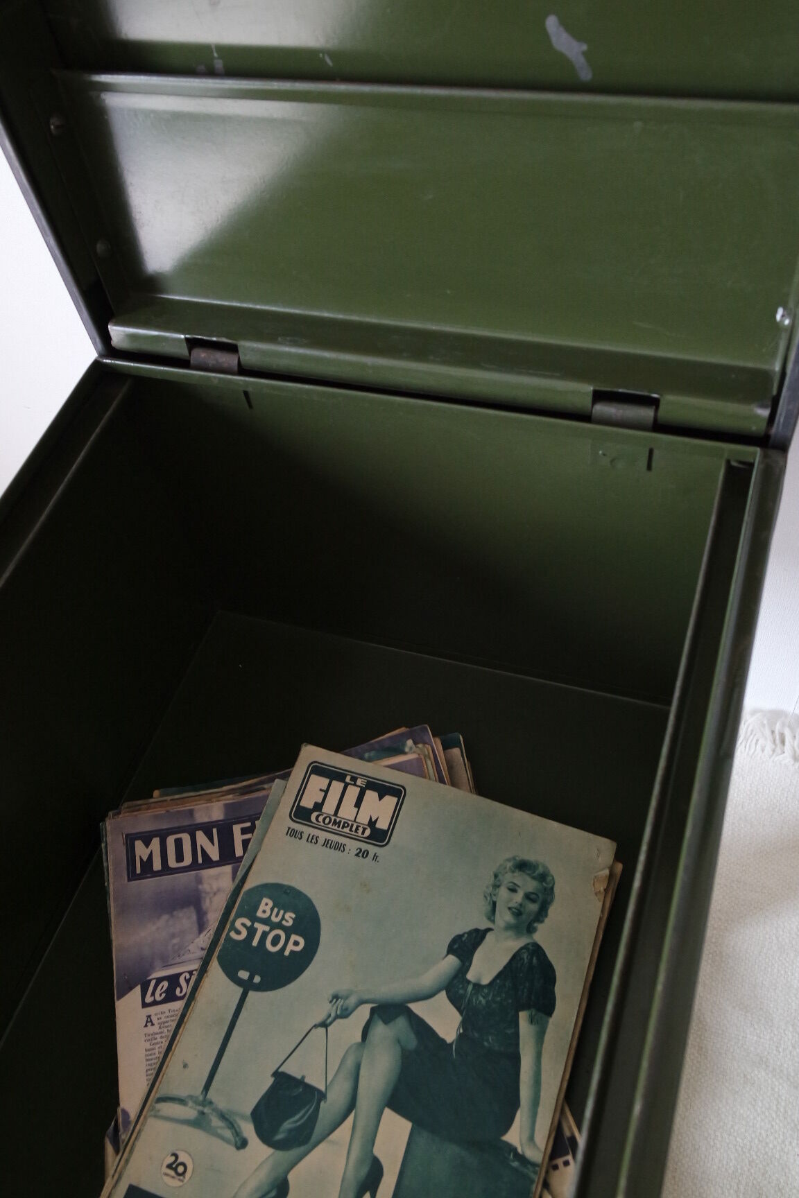 Vintage industrial roulette box