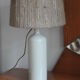Lampe bouteille grès vintage