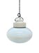 Lampe suspendue vintage en porcelaine.