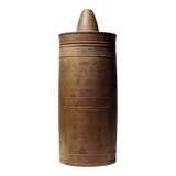 Old turned wooden case/box, 19th-20th century, mechanical? beekeeping?