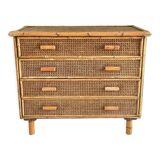 Rattan chest of drawers