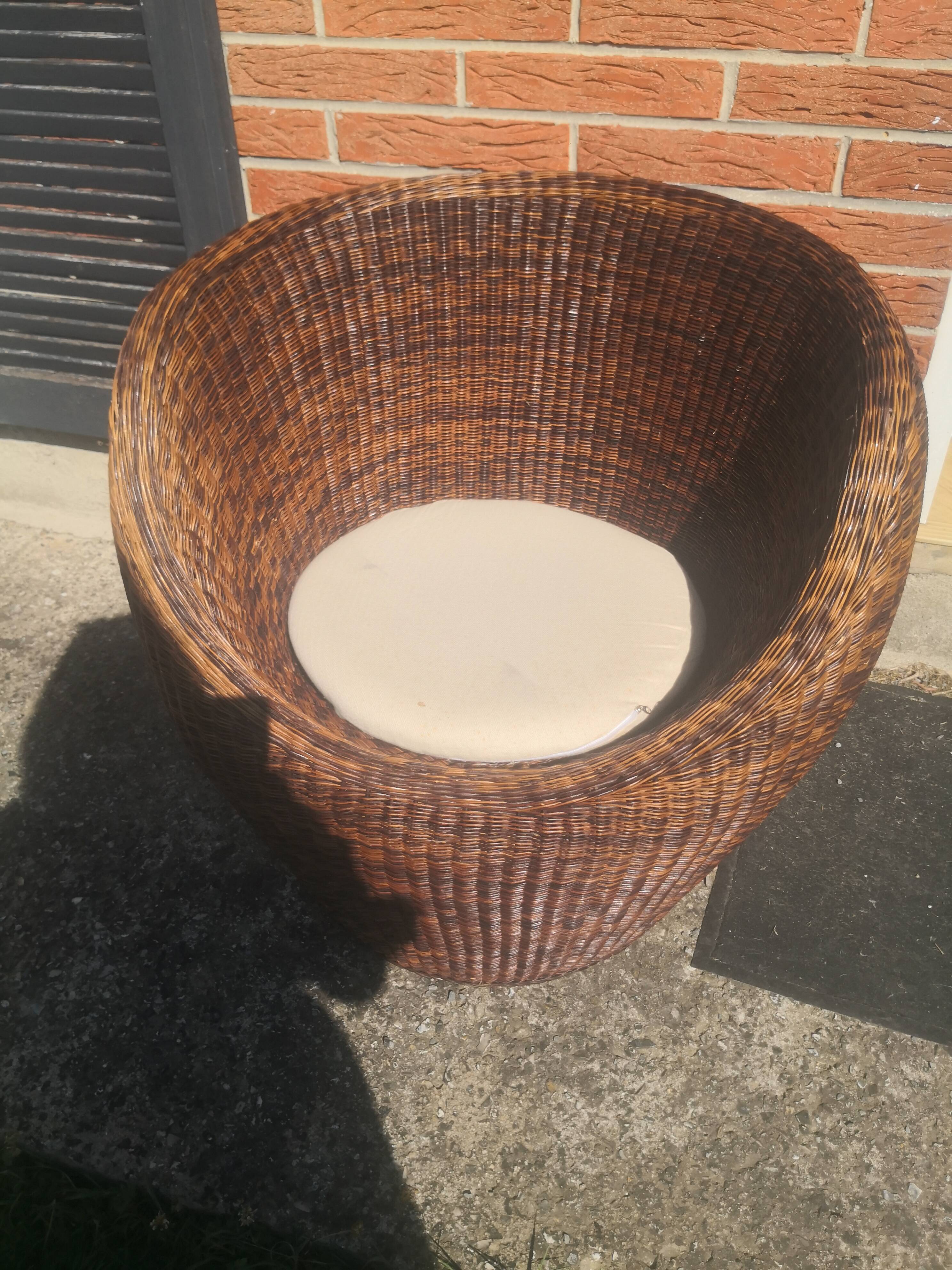Fauteuil rotin