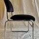 Fauteuil et 2 chaises design, chrome tubulaire