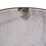 Marble and metal coffee table
