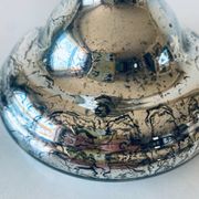 Eglomise glass candle holder