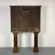 Stipo Monetiere, Piedmont 17th century cabinet with 8 drawers, in walnut, Italy