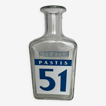 Glass advertising decanter