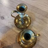 Brass candlesticks